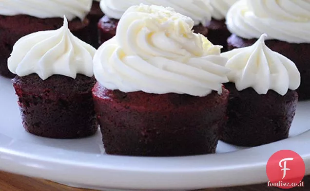 Cupcakes di velluto rosso