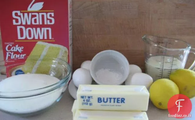 Cupcakes al limone con crema al limone