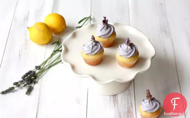 Cupcakes alla lavanda al limone