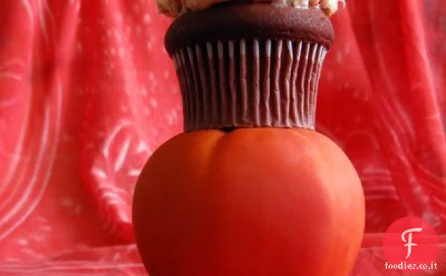 Cupcakes di fagioli e pomodori al forno