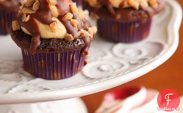 Cupcakes al latte al caramello