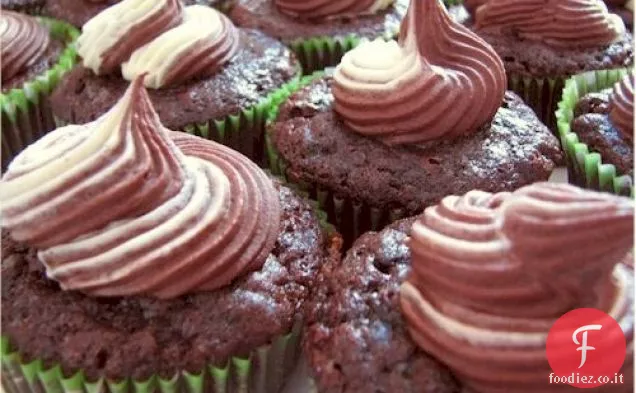 Cupcakes al cioccolato e arancia