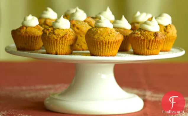 Mini Cupcakes di zucca e pan di zenzero