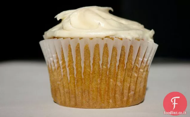 Cupcakes di zucca con glassa di crema di formaggio