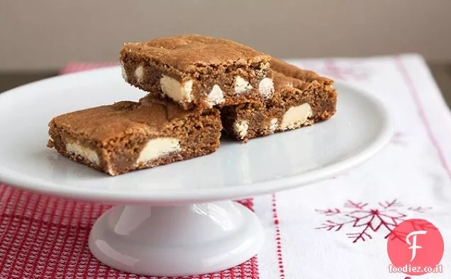 Pan di Zenzero-cioccolato bianco Blondies