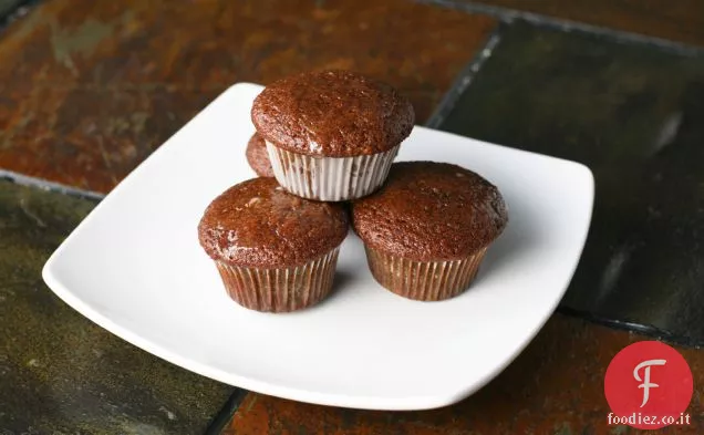 Mini-muffin di pan di zenzero con glassa al limone