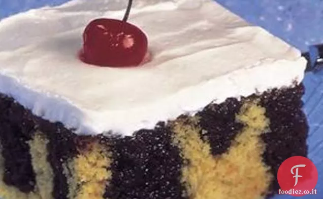 Tunnel gelidi di torta fondente