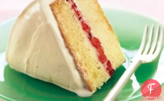 Torta gelato alla fragola Inside-out