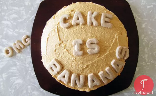 Torta a strati di banana