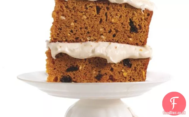 Torta a strati di zucca speziata