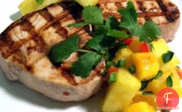 Pesce Spada agli agrumi con Salsa agli agrumi
