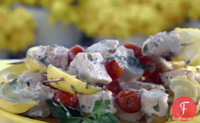 Spiedini di Pesce spada al limone