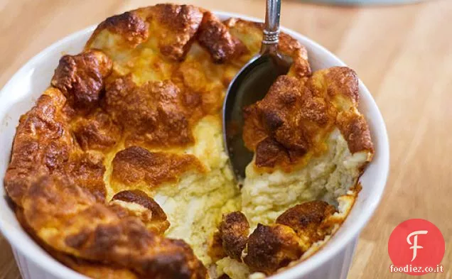 Soufflé di formaggio di capra
