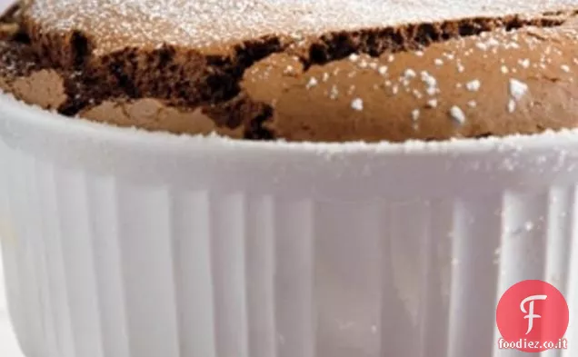 Soufflé di cioccolata calda