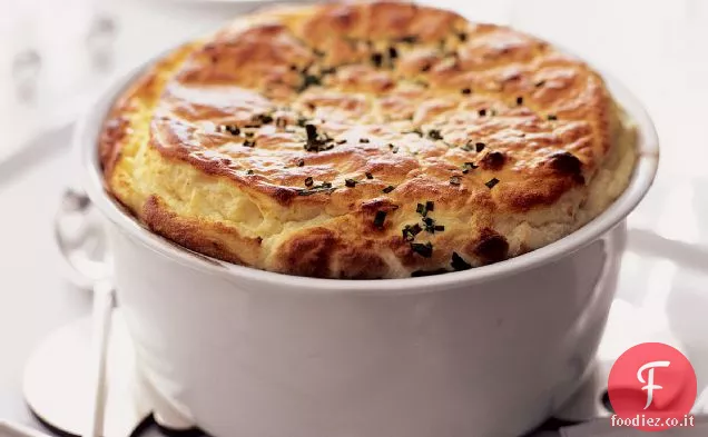 Formaggio di capra e Soufflé di erbe fresche