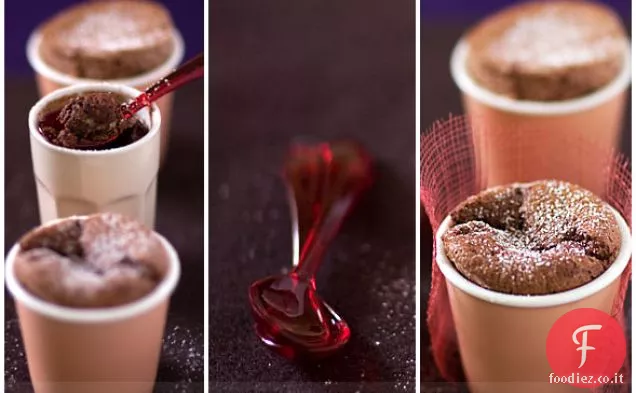 Soufflé al Cioccolato fondente al cardamomo