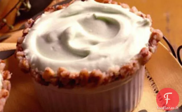 Soufflé di lime con Streusel di pecan