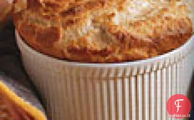 Soufflé di Gruyère e Parmigiano