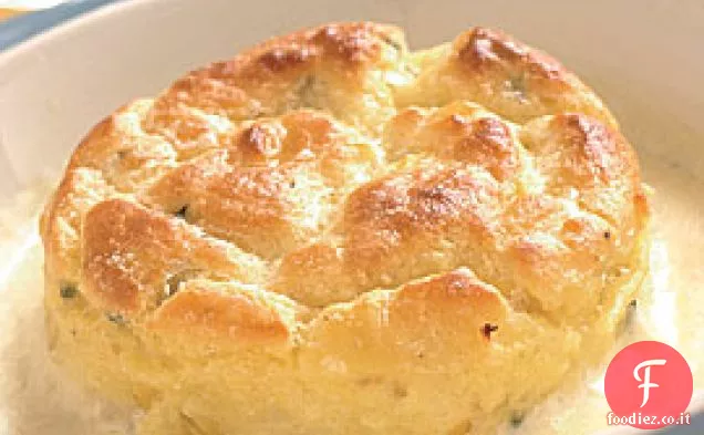 Budini di soufflé di mais