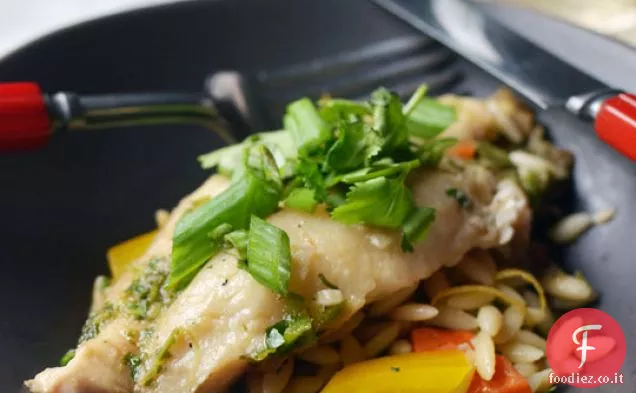 Zenzero e Coriandolo al forno Tilapia ricette dalla cucina