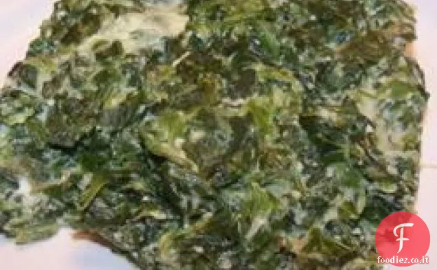 Soufflé di spinaci facile