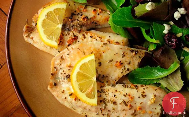 Tilapia alla griglia con aglio