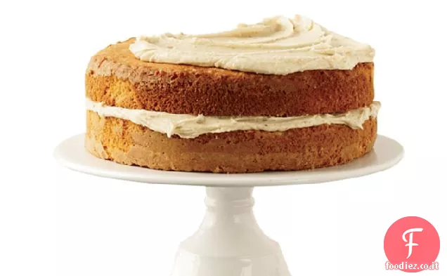 Torta di spezie con glassa di bourbon-Pecan