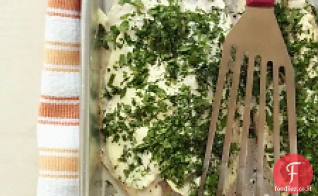Tilapia al forno con erbe fresche
