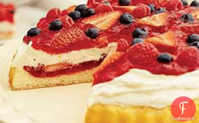GELATINE-OÂ ® Triplo dessert ai frutti di bosco