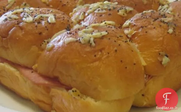 Mini panini al prosciutto e formaggio