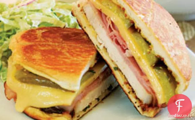 Arrosto di maiale alla griglia Panini cubano