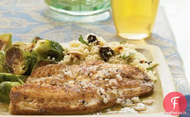 Tilapia scottata in padella con Vinaigrette agli agrumi
