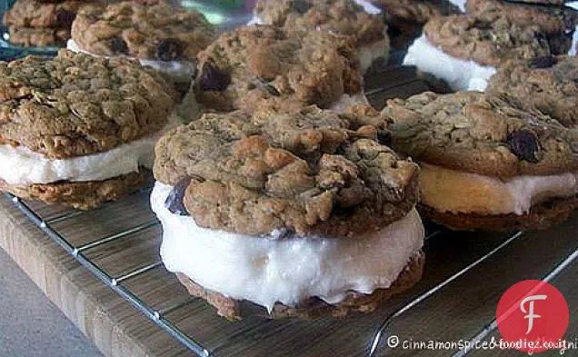 Farina d'avena Gocce di cioccolato Whoopie Pie