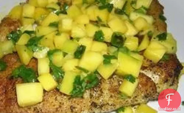 Tilapia al curry con salsa di Mango