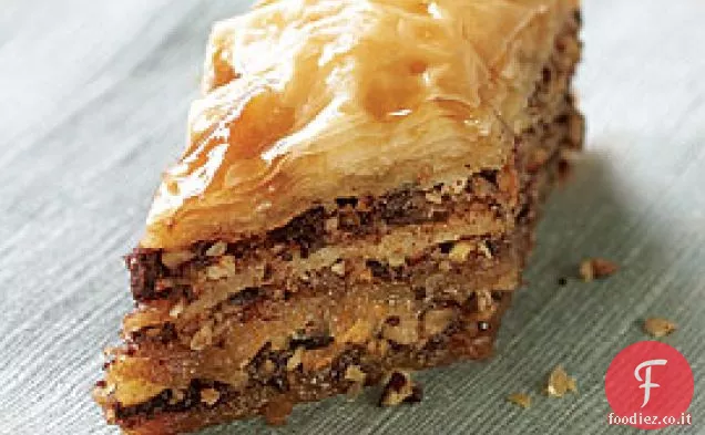 Baklava alla Nocciola e Cioccolato con Espresso-frangelico Syrup