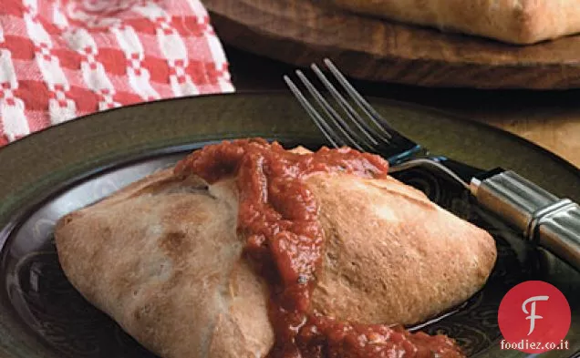 Calzoni di agnello, formaggio di capra e pepe arrostito