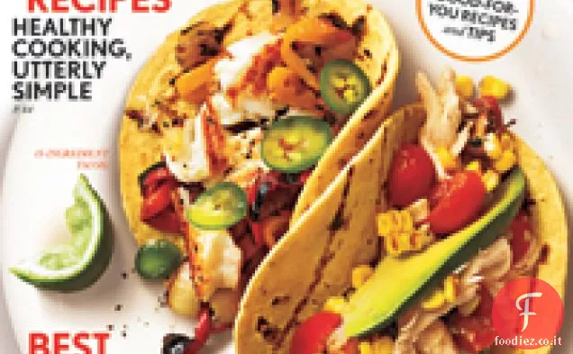 Tacos di Tilapia saltati con peperoni grigliati e cipolla