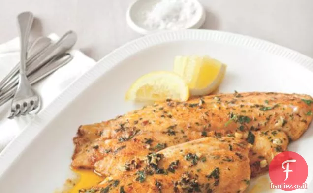 Tilapia scottata in padella