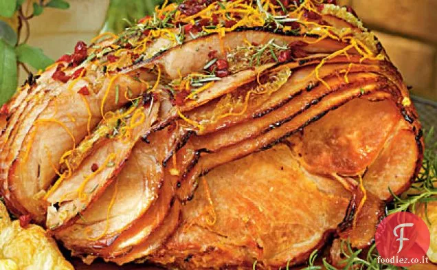 Prosciutto a spirale a nido d'ape