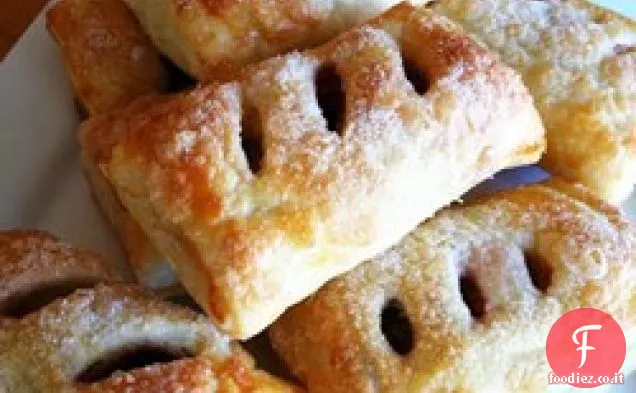 Raspberry Pain au Chocolat (Cornetti al cioccolato al lampone)