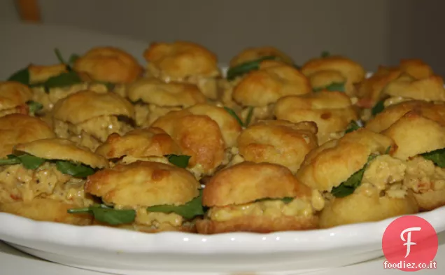 Sbuffi di gamberetti al curry