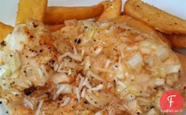 Tilapia al forno in aglio e olio d'oliva