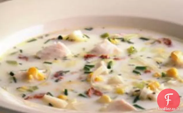 Zuppa di mais Tilapia