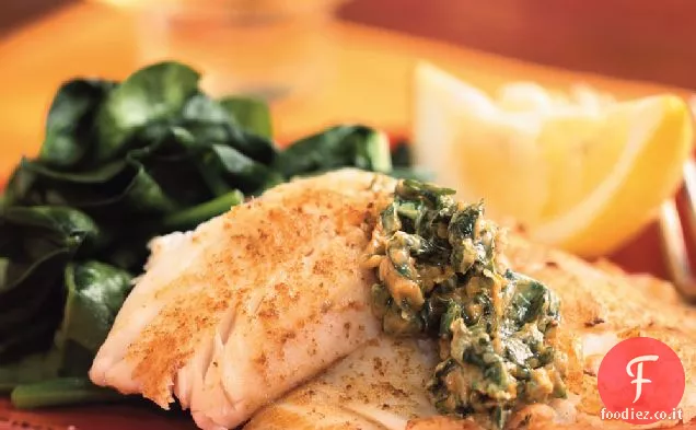 Filetti di padella con burro di Coriandolo