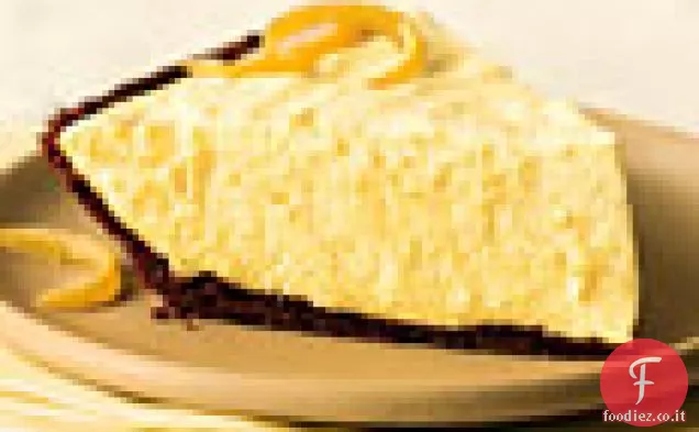Torta di chiffon al limone con crosta di zenzero