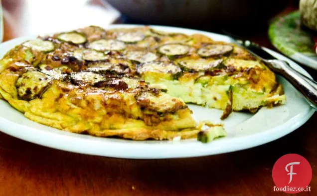Torta di zucchine all'uovo