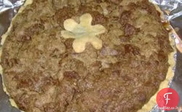 Torta di mele con salsa alla vaniglia