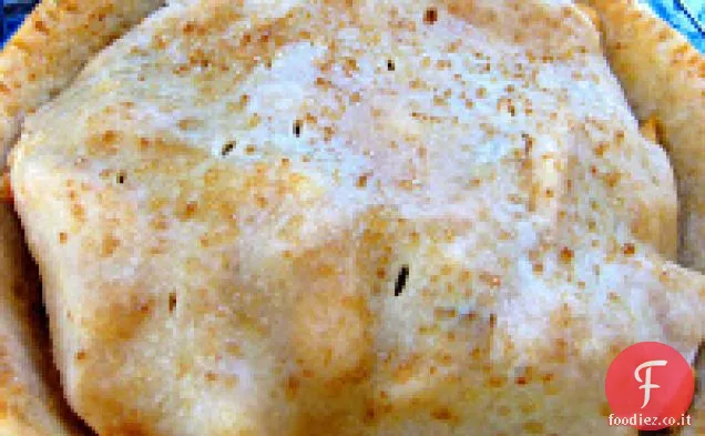 Torta di mele con crosta di zenzero cristallizzato