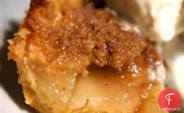 Torta di briciole di mele