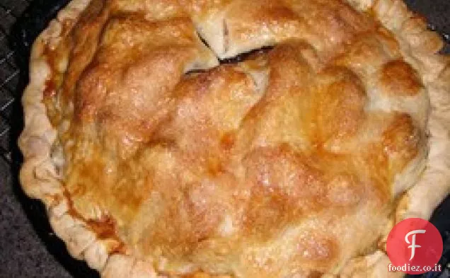 Ciliegie secche e torta di mele